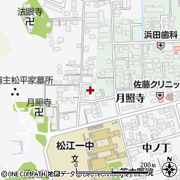 島根県松江市外中原町鷹匠町131周辺の地図