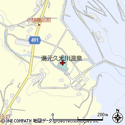 久米川温泉周辺の地図