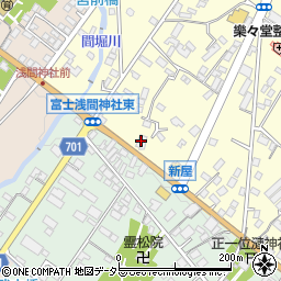 都留信用組合富士吉田南支店周辺の地図