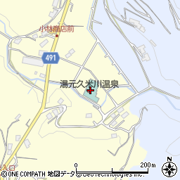久米川温泉周辺の地図