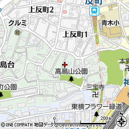 神奈川県横浜市神奈川区高島台周辺の地図