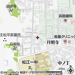 島根県松江市外中原町鷹匠町131-7周辺の地図
