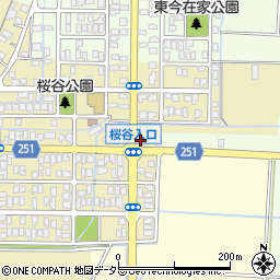 鳥取県鳥取市桜谷191-77周辺の地図
