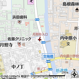 松江ルーテル教会周辺の地図