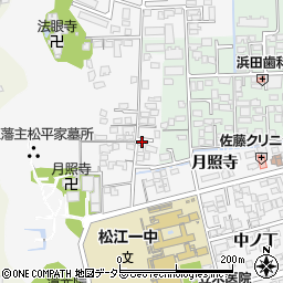 島根県松江市外中原町鷹匠町131-8周辺の地図