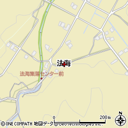 福井県小浜市法海周辺の地図