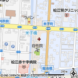 〒690-0885 島根県松江市米子町の地図