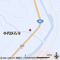 兵庫県美方郡香美町小代区石寺116周辺の地図