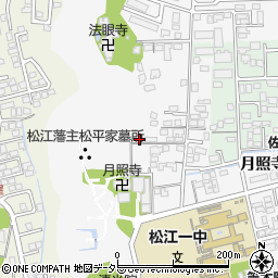 島根県松江市外中原町鷹匠町362-4周辺の地図