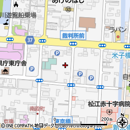 島根県松江市母衣町33周辺の地図