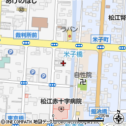島根県松江市母衣町195-16周辺の地図