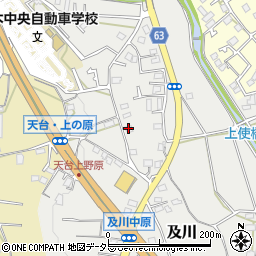 神奈川県厚木市及川1228-4周辺の地図