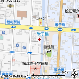 島根県松江市母衣町195-11周辺の地図