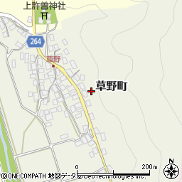 滋賀県長浜市草野町周辺の地図