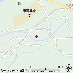 岐阜県恵那市長島町久須見487周辺の地図