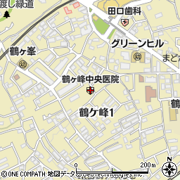 鶴ヶ峰中央医院周辺の地図