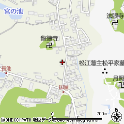島根県松江市国屋町国屋上347周辺の地図