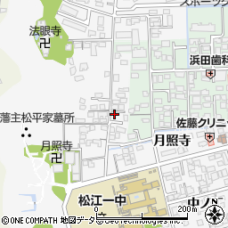 島根県松江市外中原町鷹匠町132-1周辺の地図