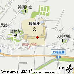岐阜県美濃加茂市蜂屋町上蜂屋11周辺の地図