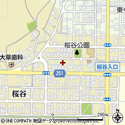 鳥取県鳥取市桜谷354周辺の地図