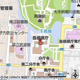 島根県松江市殿町1周辺の地図