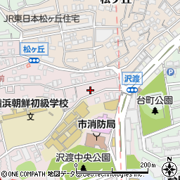 神奈川県横浜市神奈川区沢渡42周辺の地図