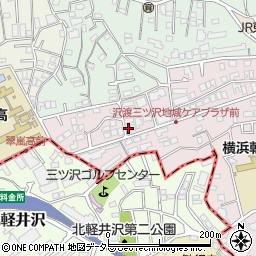 神奈川県横浜市神奈川区沢渡56周辺の地図