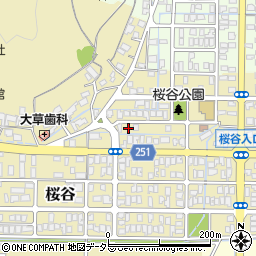 鳥取県鳥取市桜谷351-2周辺の地図