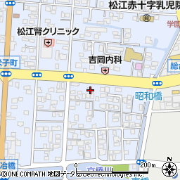 松江桜法律事務所周辺の地図