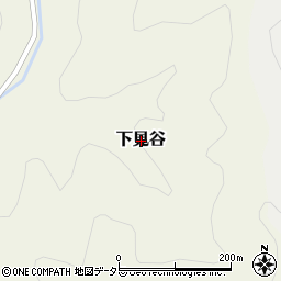 京都府舞鶴市下見谷周辺の地図