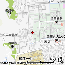 島根県松江市外中原町鷹匠町133-5周辺の地図