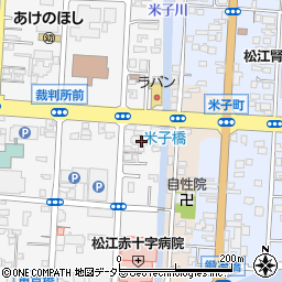 島根県松江市母衣町194周辺の地図