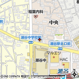 セブンイレブン横浜瀬谷駅北口店周辺の地図
