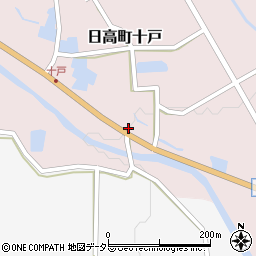 兵庫県豊岡市日高町十戸54-1周辺の地図