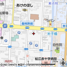 島根県松江市母衣町75周辺の地図