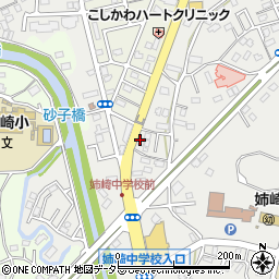 クリーニング専科姉崎店周辺の地図
