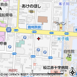 島根県松江市母衣町81周辺の地図