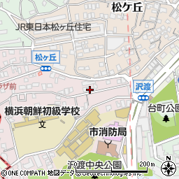 神奈川県横浜市神奈川区沢渡47周辺の地図