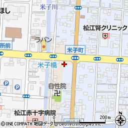 島根県松江市米子町43周辺の地図