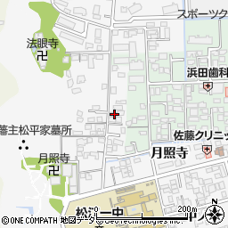 島根県松江市外中原町鷹匠町134-3周辺の地図
