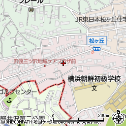 神奈川県横浜市神奈川区沢渡52周辺の地図