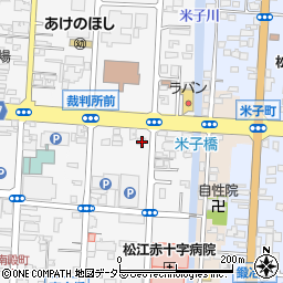 島根県松江市母衣町134周辺の地図