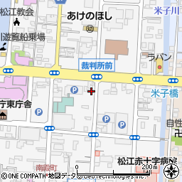島根県松江市母衣町34周辺の地図