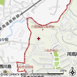 横浜市立くぬぎ台小学校　コミュニティハウス周辺の地図