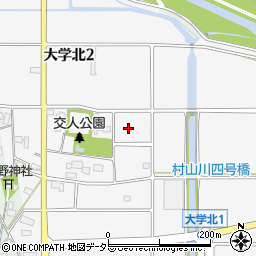 岐阜県岐阜市大学北周辺の地図