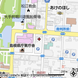 島根県松江市殿町145周辺の地図