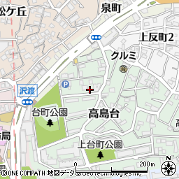 神奈川県横浜市神奈川区高島台23-3周辺の地図
