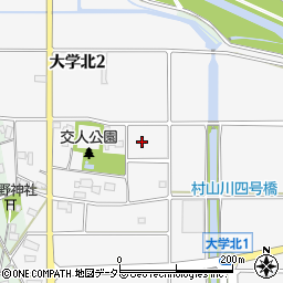 岐阜県岐阜市大学北周辺の地図