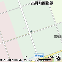滋賀県長浜市高月町西物部128周辺の地図