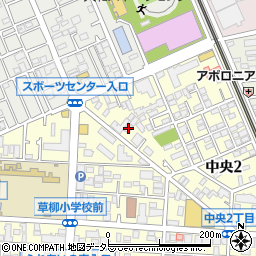 Ｔ＆Ｙ中央Ａ棟周辺の地図